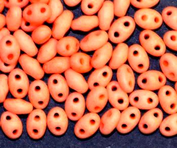 Twin Beads
 von Ornella Preciosa Tschechien
 neon orange matt