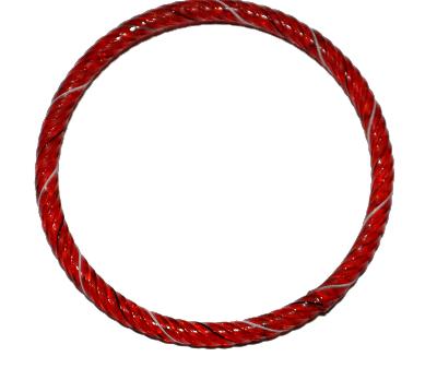 Glasreifen ( bangeles )
 für Gablonzer Weihnachtsschmuck,
 um 1900 in Gablonz/Böhmen hergestellt