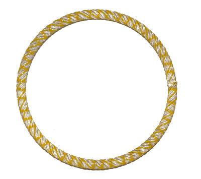 Glasreifen ( bangeles )
 für Gablonzer Weihnachtsschmuck,
 um 1900 in Gablonz/Böhmen hergestellt