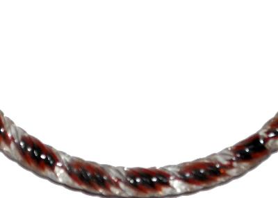 Glasreifen ( bangeles )
 für Gablonzer Weihnachtsschmuck,
 um 1900 in Gablonz/Böhmen hergestellt