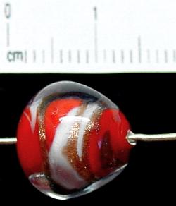 handgefertigte Lampenperle aus den Böhmischen Glashütten