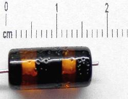 handgefertigte Lampenperle
 aus den Böhmischen Glashütten